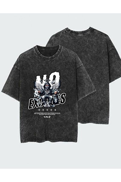 DEEFWEAR Printed Washable Vintage Unisex T-Shirt