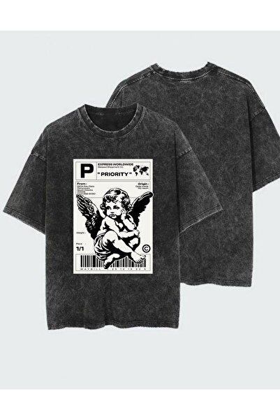 DEEFWEAR Printed Washable Vintage Unisex T-Shirt