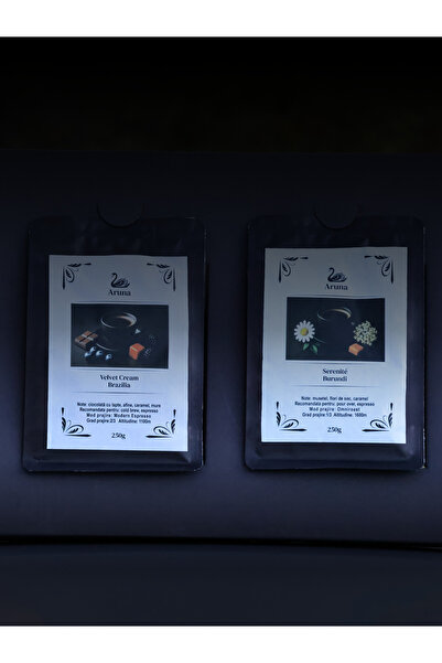 Aruna Coffee Pachet Premium Cafea de Specialitate: Duo de Arome Iresistibile (2 x 250g)