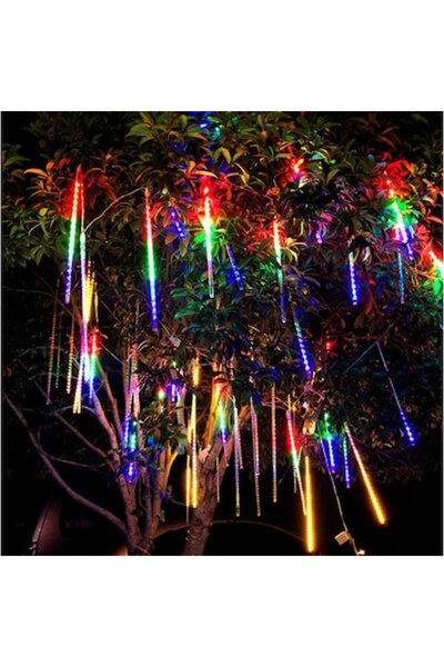 PORKY Shop LED Meteor Shower Tube Lights 8 Tubes 80 cm