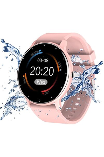 NeoHeaven Smartwatch, monitoring, 123 sports modes, sleep, pulse, notifications, music-camera control, pink