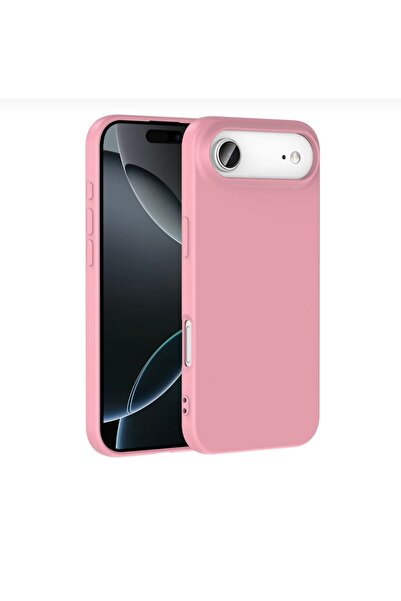 SOLİD CASE غطاء حماية سيليكون لآيفون 17 إير مع شاشة مخملية داخلية وكاميرا مرتفعة