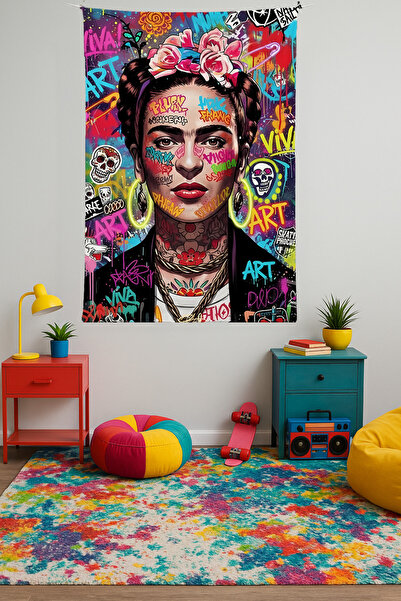 Charmbi Colorful Wall Covering Film Art Themed Quality Fabric Room Decor Tapestry Wall Carpet