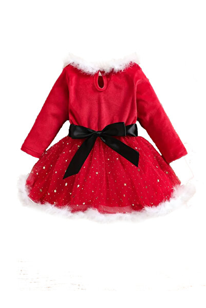 RebelBeBe Christmas Dress with Headband, TuTu, Girl 18-24 Months