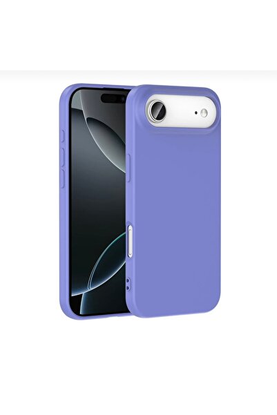 SOLİD CASE غطاء حماية سيليكون لآيفون 17 إير مع شاشة مخملية داخلية وكاميرا مرتفعة