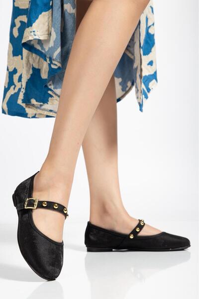 LIBANON REYYAN Kadın Tokalı Zımbalı Babet Velona b02