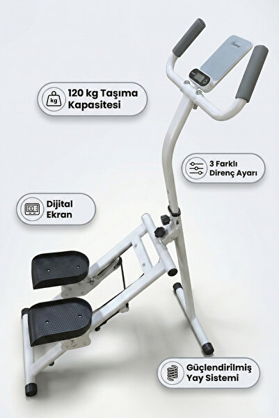 kochler Ev Tipi Dikey Tırmanma Aleti 2 – , Sessiz, Katlanabilir, Dijital Ekra...