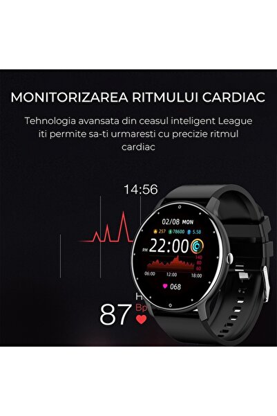 NeoHeaven Smartwatch, monitoring, 123 sports modes, sleep, heart rate, notifications, music and camera control