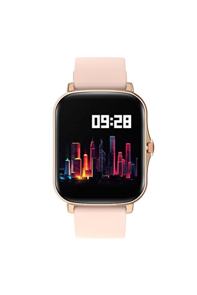 NeoHeaven WatchBand Rose Gold Smartwatch with heart rate, blood pressure, calories, notifications and sports modes