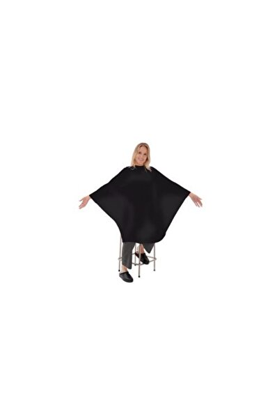 Artero Hairdressing Cape, Black, (Hook-And-Loop Fastening)