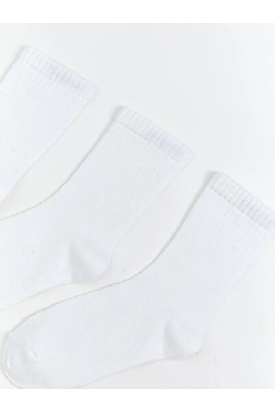LC Waikiki Lcw Kids White Basic Girls' Socks 5-Pack