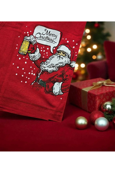 COTBOXER Men's Boxer New Year's Themed Christmas Patterned