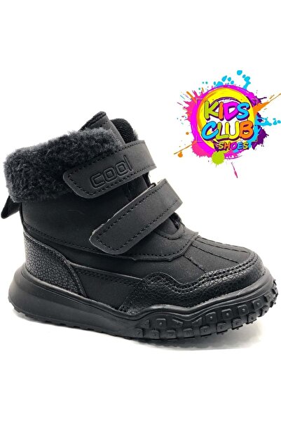 KOCAMANLAR Cool Shade First Step Baby Orthopedic Children's Baby Boots Black