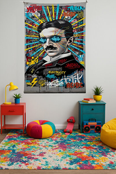 Charmbi Colorful Wall Covering Film Art Themed Quality Fabric Room Decor Tapestry Wall Carpet
