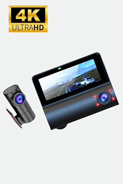 X-All داش كام 3 كاميرات أمامي 4K +خلفي و داخلي 1K