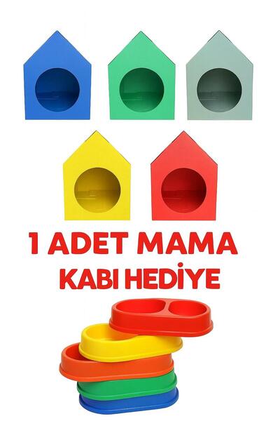 HAYHAYPETSHOP Kedi Köpek Evi Kulübesi Yuvası Plastik Demonte Taşınabilir Evi