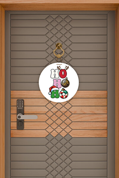 Dormot Ψηφιακή εκτύπωση υψηλής ποιότητας, Πρωτοχρονιά, Καλά Χριστούγεννα, Στολίδι πόρτας με θέμα την Πρωτοχρονιά, Στολίδι τοίχου