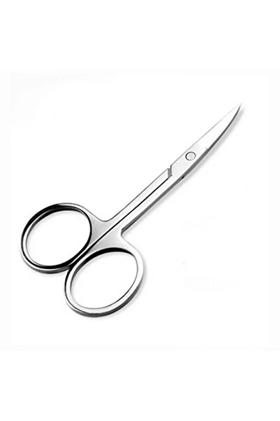 Femmelogy Oblique Tip Scissors Stainless Steel Professional Eyebrow Mustache ...