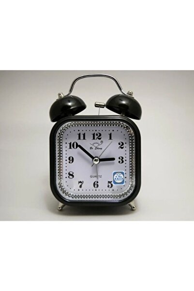 MINDA Mini Çalar Saat Işıklı Masa Saati Nostaljik Metal Masa Üstü