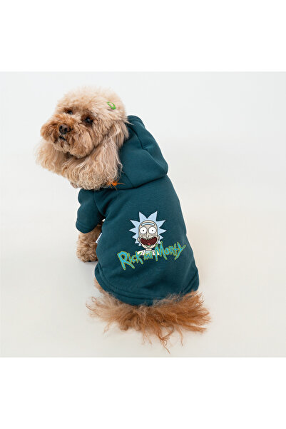 Buddy Store Petrol Green Cat and Dog Outfit - Clothes Sweatshirt Hoodie (Hooded 100% Cotton)