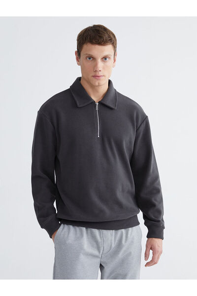 LC Waikiki سويت شيرت رجالي بياقة بولو