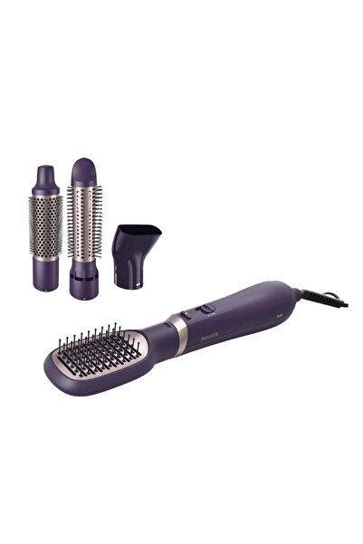 Philips Series 3000 Hot Air Brush BHA313/00, 800W, Ionic, 38mm, 4 Attachments, Argan Oil