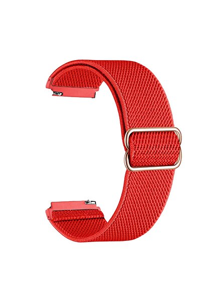 NeoHeaven WatchBand Vivid textile strap, compatible with Samsung, Huawei and other watches 20 mm, red