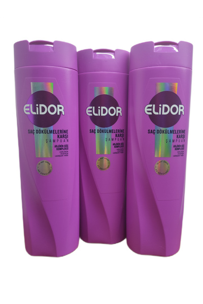 Elidor Shampoo Against Hair Loss (New) 400 ml X 3 Pieces