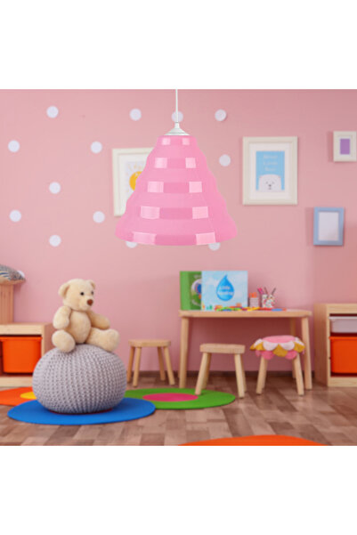 Art&Gift Bolton Tekli Pembe Mika Sarkıt Çocuk Odası Avize Antre Hol Cafe Aydı...