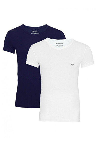 Emporio Armani T-shirts Set of 2 White/Blue