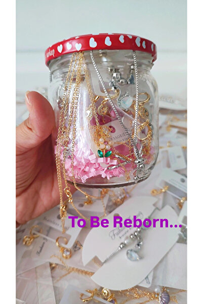 To Be Reborn Sürpriz Takı Kavanozu Kız Çocukları için 8 adet Çelik Ürün İçerir