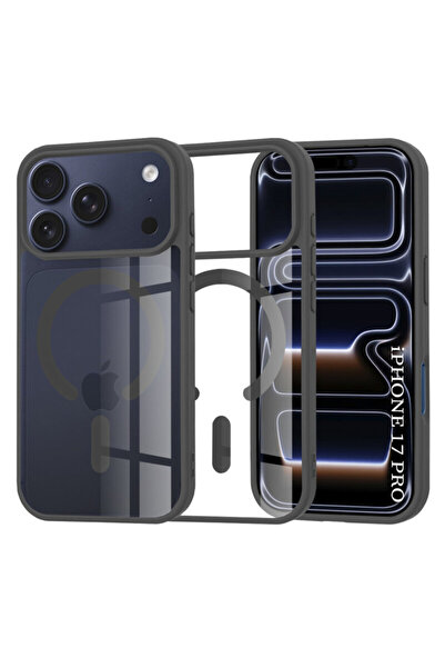 Techsuit Carcasă MagSafe Pro pentru iPhone 17 Pro, Neagră