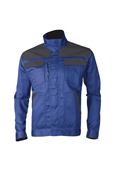 Coverguard Jachetă de lucru Technicity, albastru regal, practică, cusături duble, buzunare multiple, 35% bumbac/65% poliester