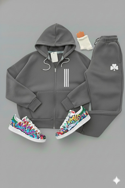 NİCE Unisex Tracksuit Set |   Hoodie Set-Cardigan Sweatpants |   Jogger Set |   Sports Clothing |   Comfortable Combination