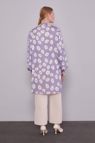 Levidor Λιλά τονικ με στρογγυλό σχέδιο