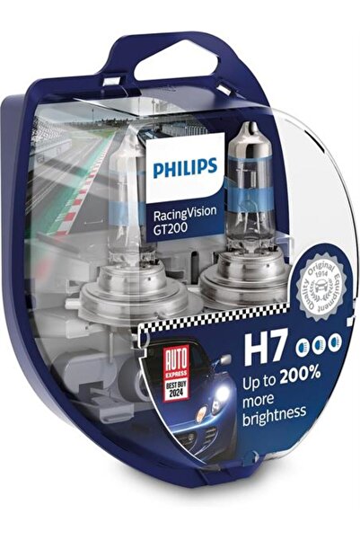 Philips Racıng Vısıon H7 12V 55W + %200 Fazla Işık (1 Ad )