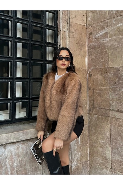 ASEDE Crop Boy Extra Soft Texture Jacquard Patterned Premium Lined Padded Coat