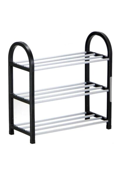 OEM Ράφι παπουτσιών 3 επιπέδων, μεταλλικό, 41x19x47,5 cm