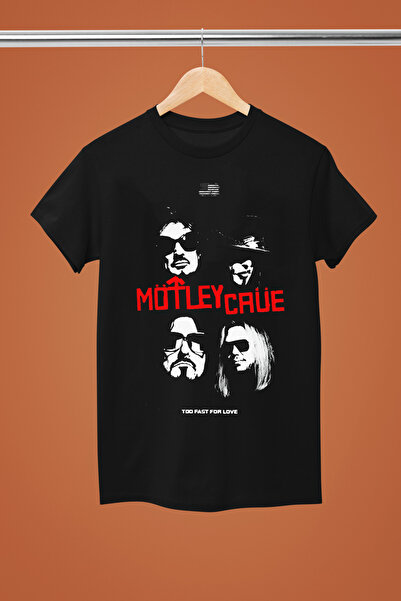 MAGORS MÖTLEY CRUE, BUMBAC IMPRIMAT, Mâneci scurte, CORTĂ REGULARĂ ROCK tricou