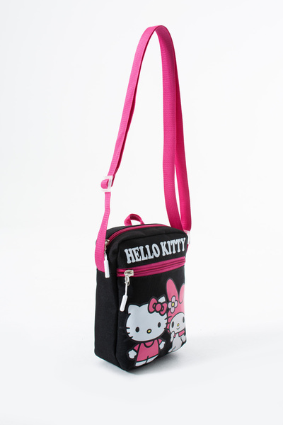 Sona Park Hello Kitty Melody Children's Shoulder Bag – 3 Compartments – Waterproof Fabric (21×16×6 cm)