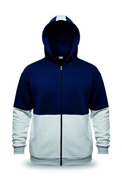 HOFFNUNG 3Iplik Daily Hooded Top and Sweatpants Set Solid Color Removable Hooded Sweatshirt Full Zip