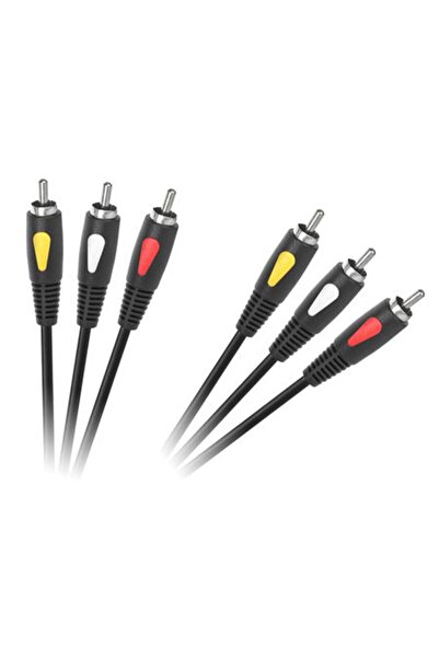 Cabletech Cablu RCA 1,8 m - linie | 3RCA-3RCA