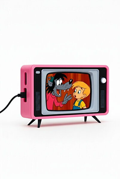 Aras Tasarım Retro Televizyon Dizaynında Akıllı Telefon Tutucu