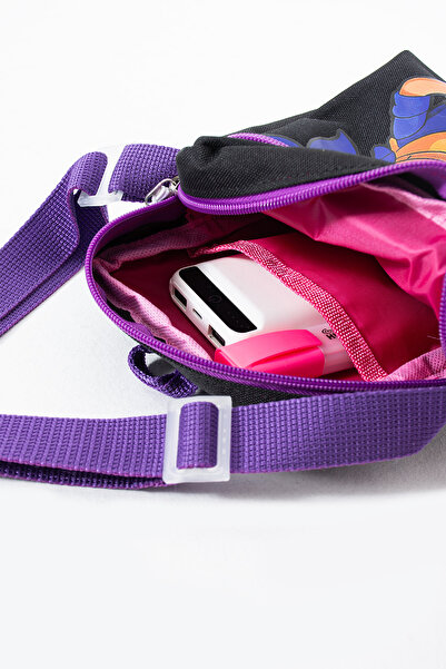 Roxy Brawl Stars Shelly Children's Shoulder Bag – 3 Compartments – Waterproof Fabric (21×16×6 cm)