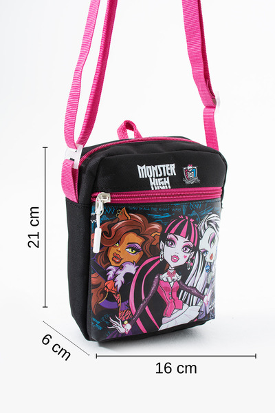 Sona Park Monster High Draculaura Children's Shoulder Bag – 3 Compartments – Waterproof Fabric (21×16×6 cm)
