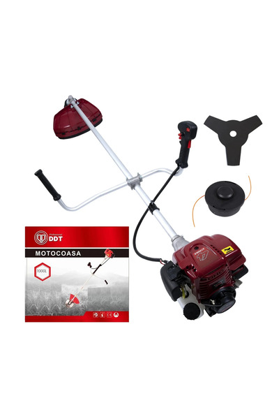 DDT Motocoasă pe benzină în 4 timpi DDT-1000L, 7 CP, 62 CC, cu 3 accesorii in...