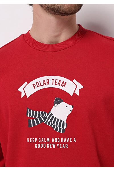 Colin's Comfort Fit Чоловічий червоний світшот