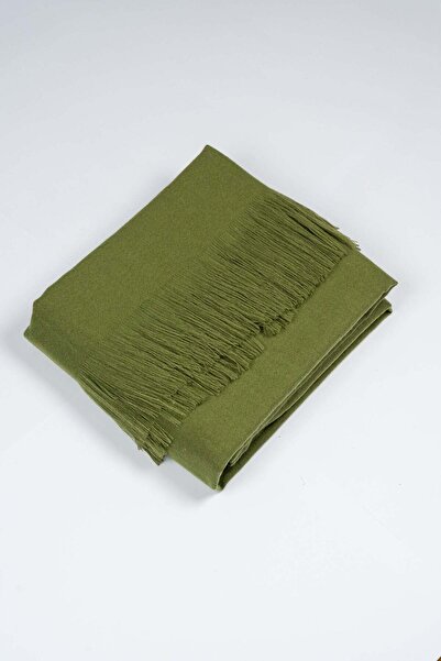 OKRA HOME Recycle Düz Yeşil TV Battaniyesi – Yumuşak Şal 130x170 cm