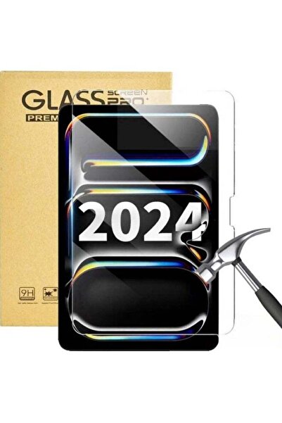 HYX واقي شاشة من الزجاج المقوى لجهاز Apple iPad Pro 13 (2024) وiPad Air 11