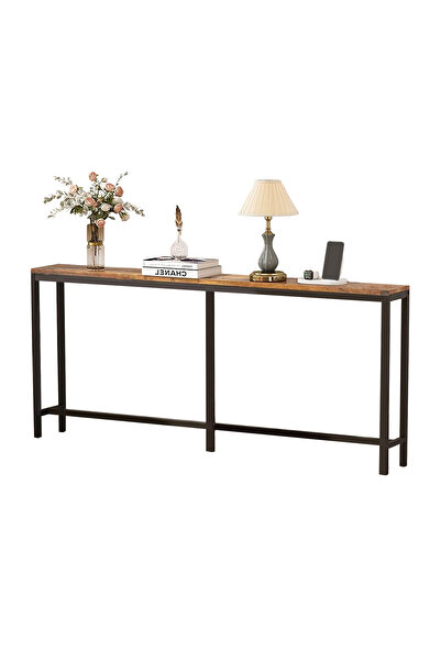 Sinyin طاولة كونسول، طاولة أريكة 140 سم، طاولة كونسول لركن القهوة المنزلي، طاولة مدخل